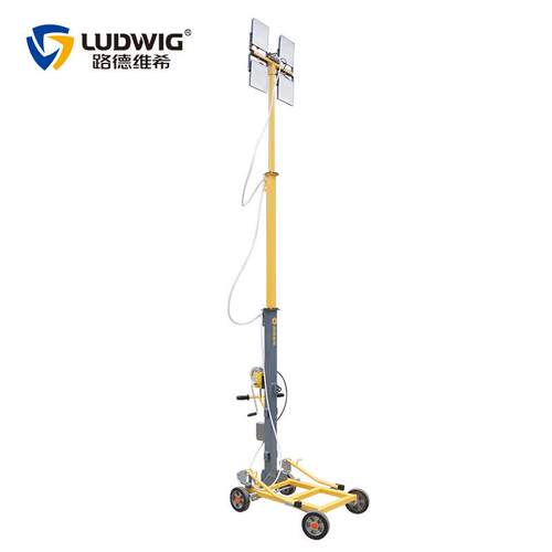 50WLED手摇升降移动照明灯塔车夜间施工应急照明工作灯4.5m发电机