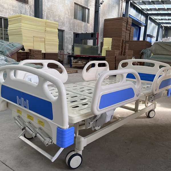 手摇三功能护理床整体升降床起背抬腿家用手电动病床全自动康复床
