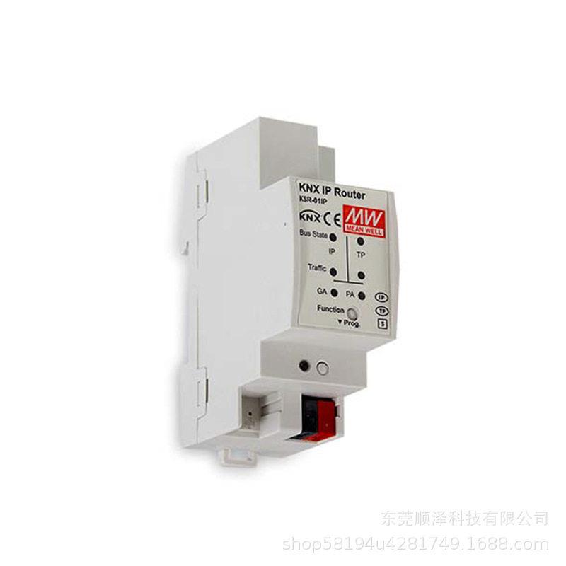 明纬电源KSR-01IP 明纬KNX系统路由通道4通道TI/IP即插即用