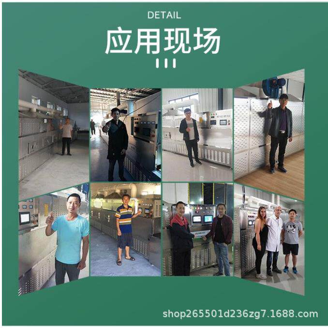 实力工厂燕麦稻谷熟化烘干设备/隧道式玉米糠微波烘干机