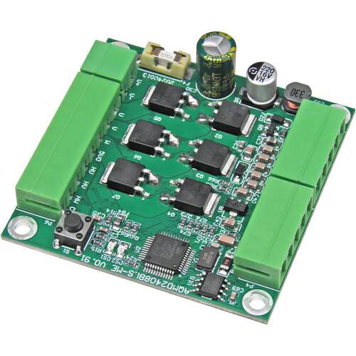 艾思控AQMD2408BLS-MF 24V8A直流无刷电机驱动器 脉冲485/CAN FOC