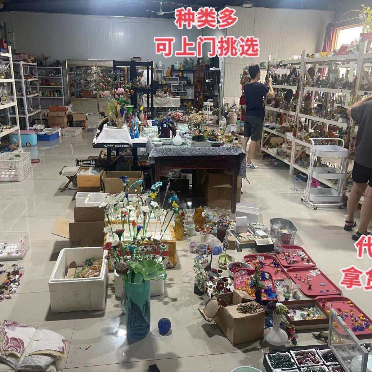 来图样品厂加工生产定 制做玻琉璃珠动物摆件工艺品出口外贸淄博
