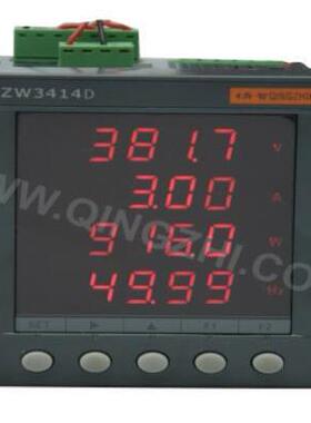 青岛青智ZW3414B/ZW3414D/ZW3415B单相综合电量表 青智电量表