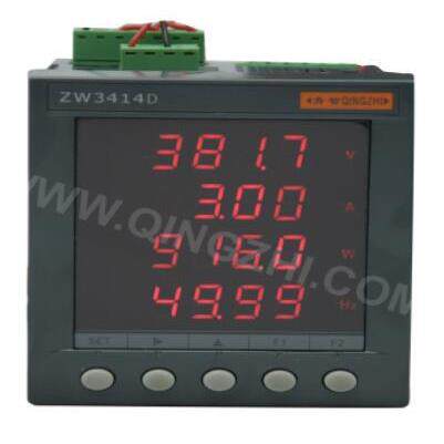 青岛青智ZW3414B/ZW3414D/ZW3415B单相综合电量表 青智电量表