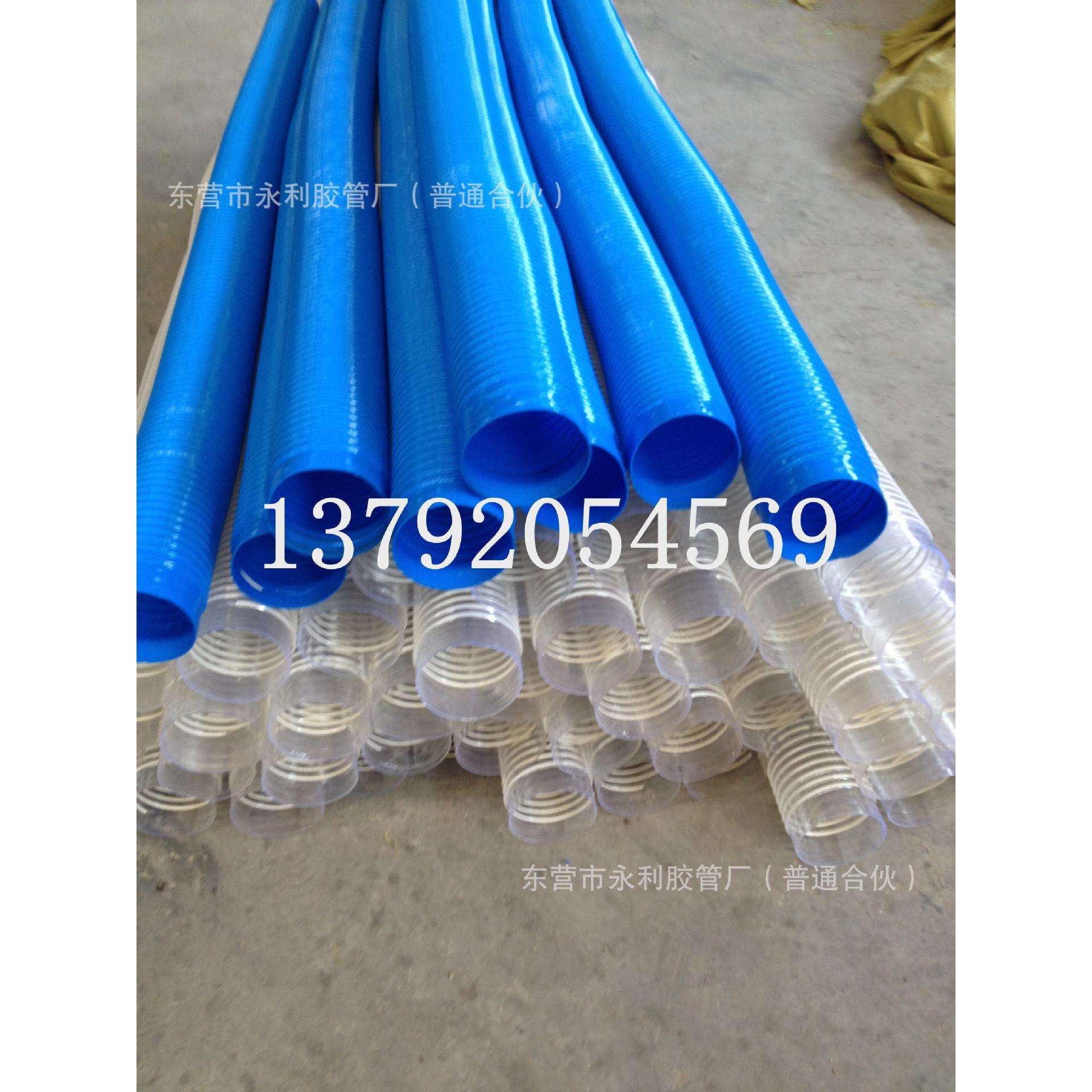 DN100mm-300mmPVC工业吸尘通风管 排气伸缩软管 道伸缩螺旋风管