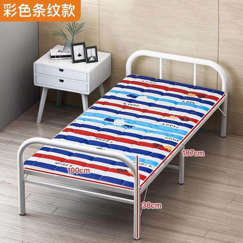 折叠床单人床家用成人午休床简易租房儿童床木板午睡单人沙发铁床