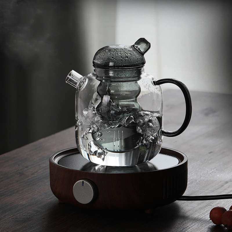 烧水壶泡茶专用日式玻璃壶可明火加热煮茶壶茶水分离老白茶煮茶器