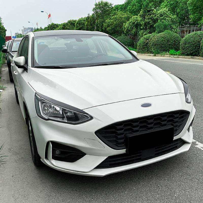 适用福特福克斯focus mk4 19-21款灯眉前大灯车贴外饰改装配件