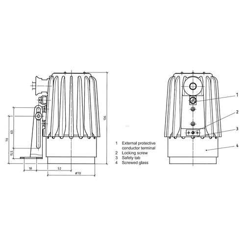 射灯防爆性USL 05LED-Ex版视觉玻璃灯具圆形螺纹玻璃配件视镜视镜