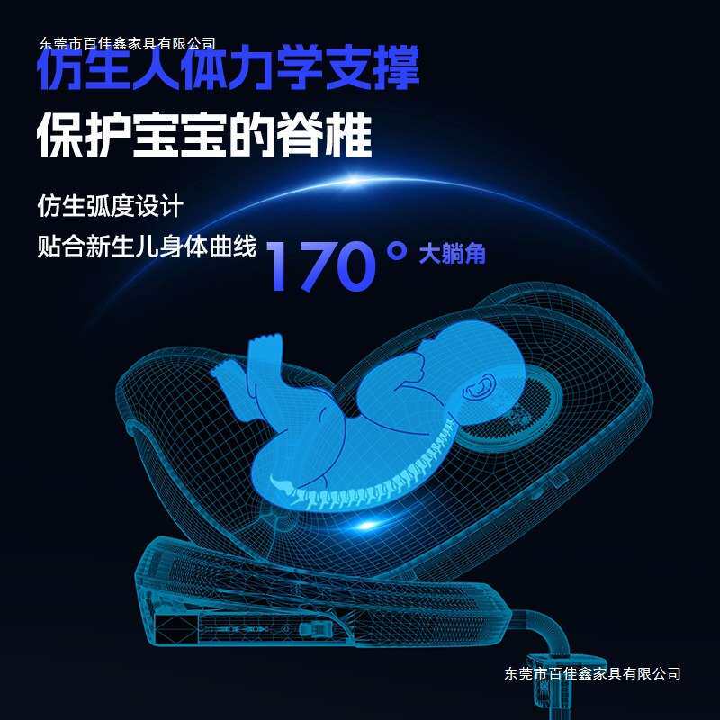 儿童安全座椅汽车用宝宝0-12岁车载360度旋转简易座椅婴儿通用款