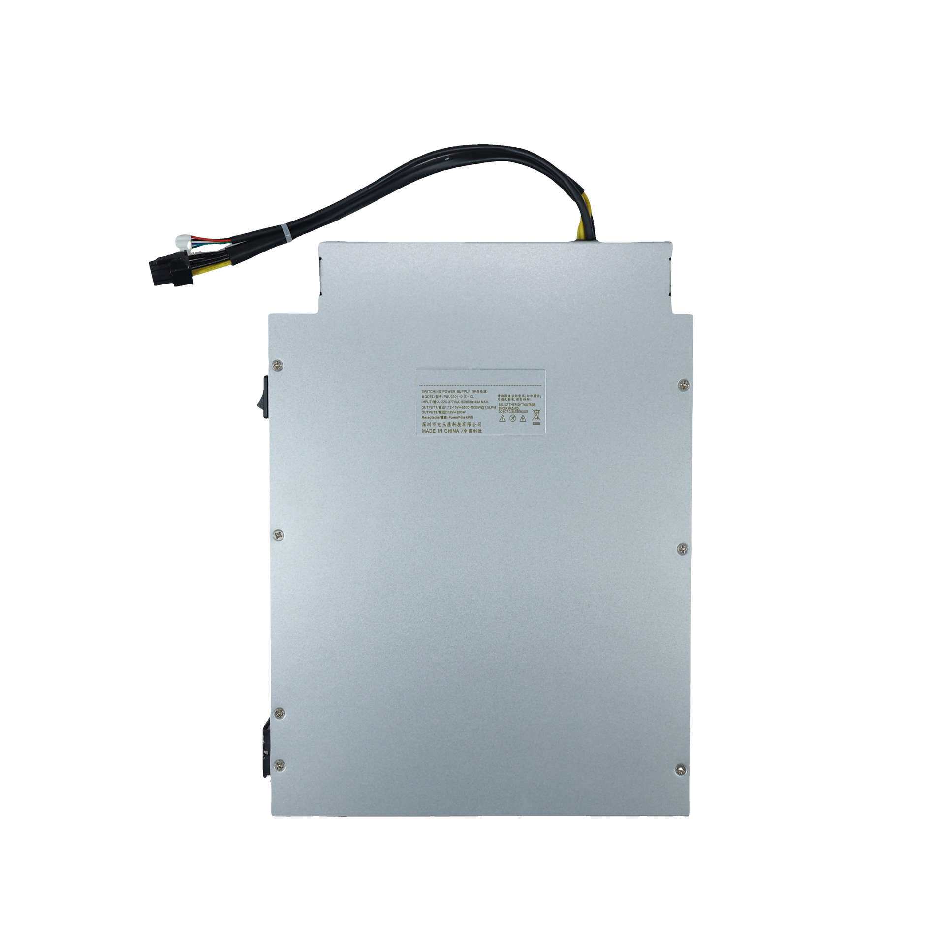 8500W超载功率服务器电源8500W油冷电源IIC调压12-16V
