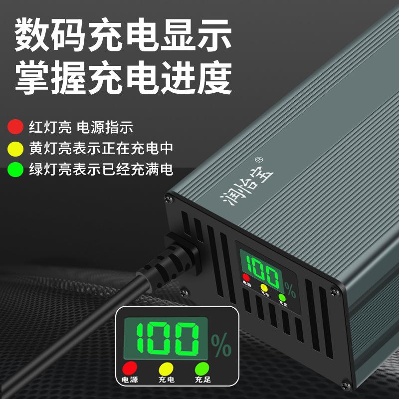 三元磷酸铁锂电充电器机60伏18A 67.2V 73V 67.2V铝壳大功率充电