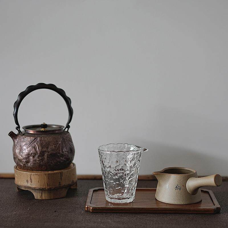 天然竹托盘茶道配件竹丝藤面镜面席方形托盘