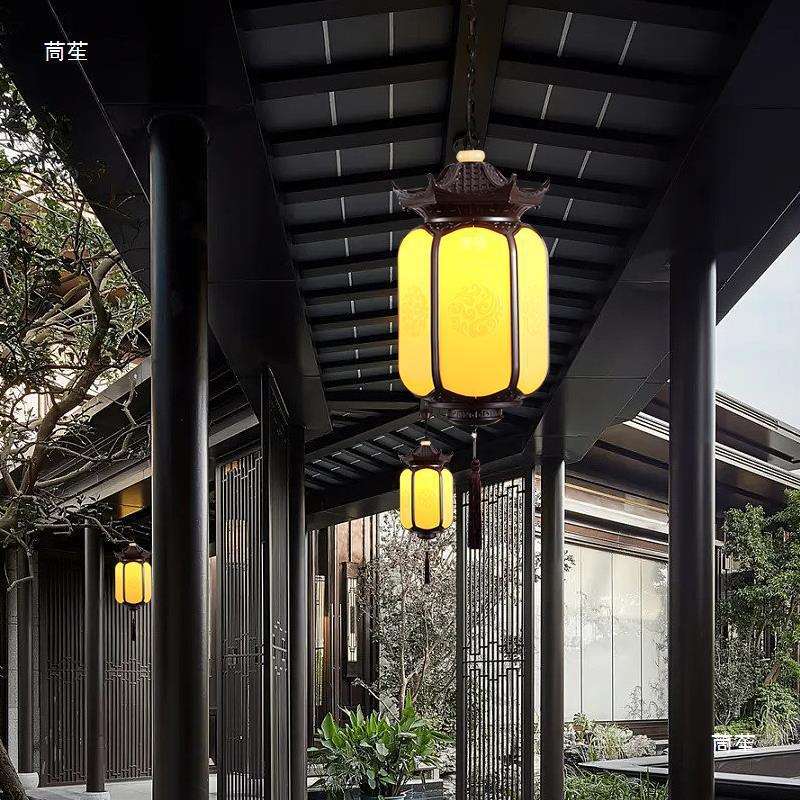 中式户外仿古南瓜吊灯庭院廊架宫廷凉亭过道长廊大门阳台灯具其他