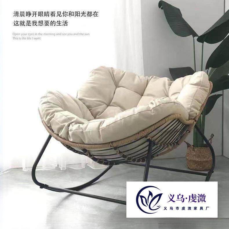 鸟窝摇摇椅躺椅阳台家用休闲单人懒人沙发客厅轻奢摇椅成人可睡觉