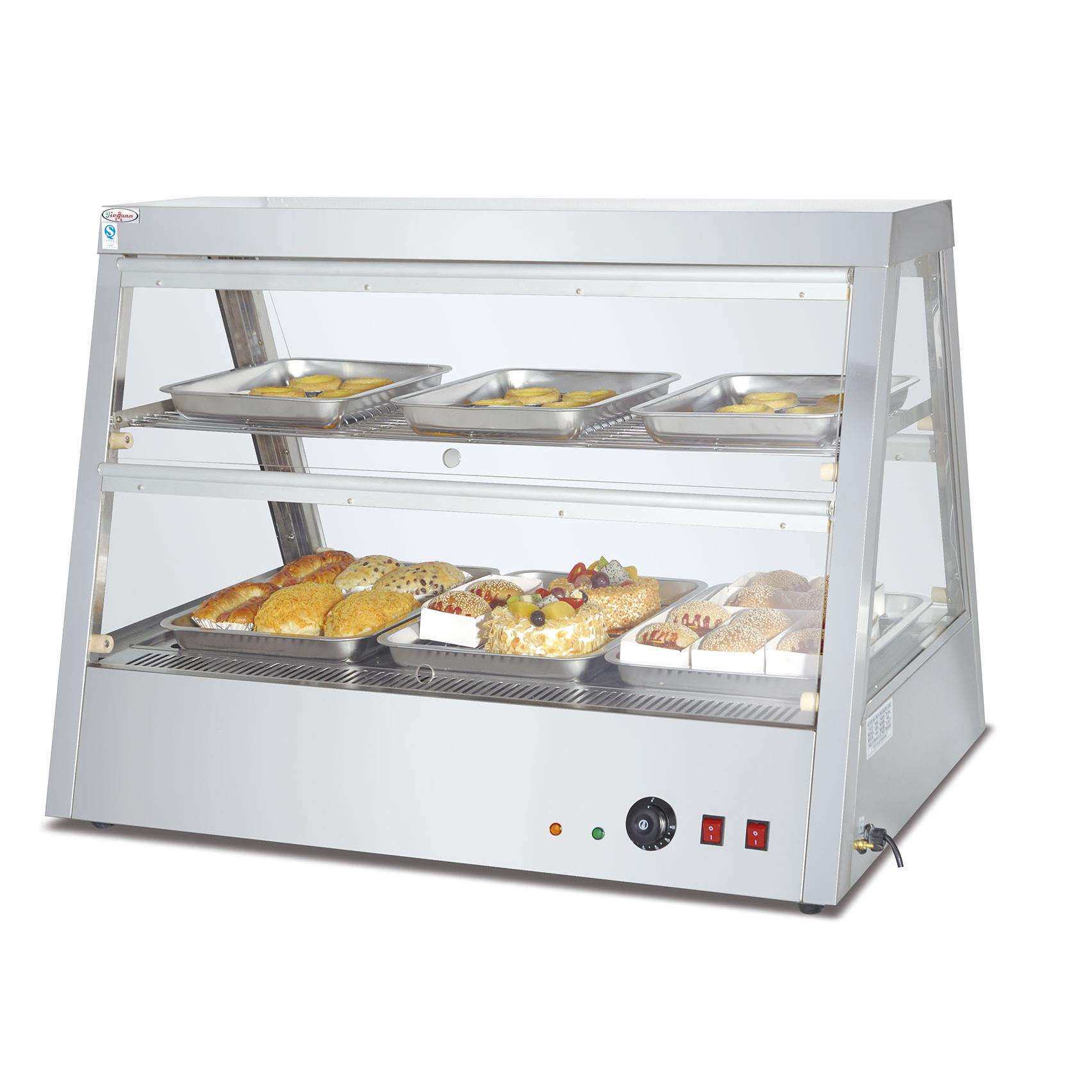 杰冠DH-2*2双层陈列保温柜/食品保温柜/保温设备/蛋糕保温柜