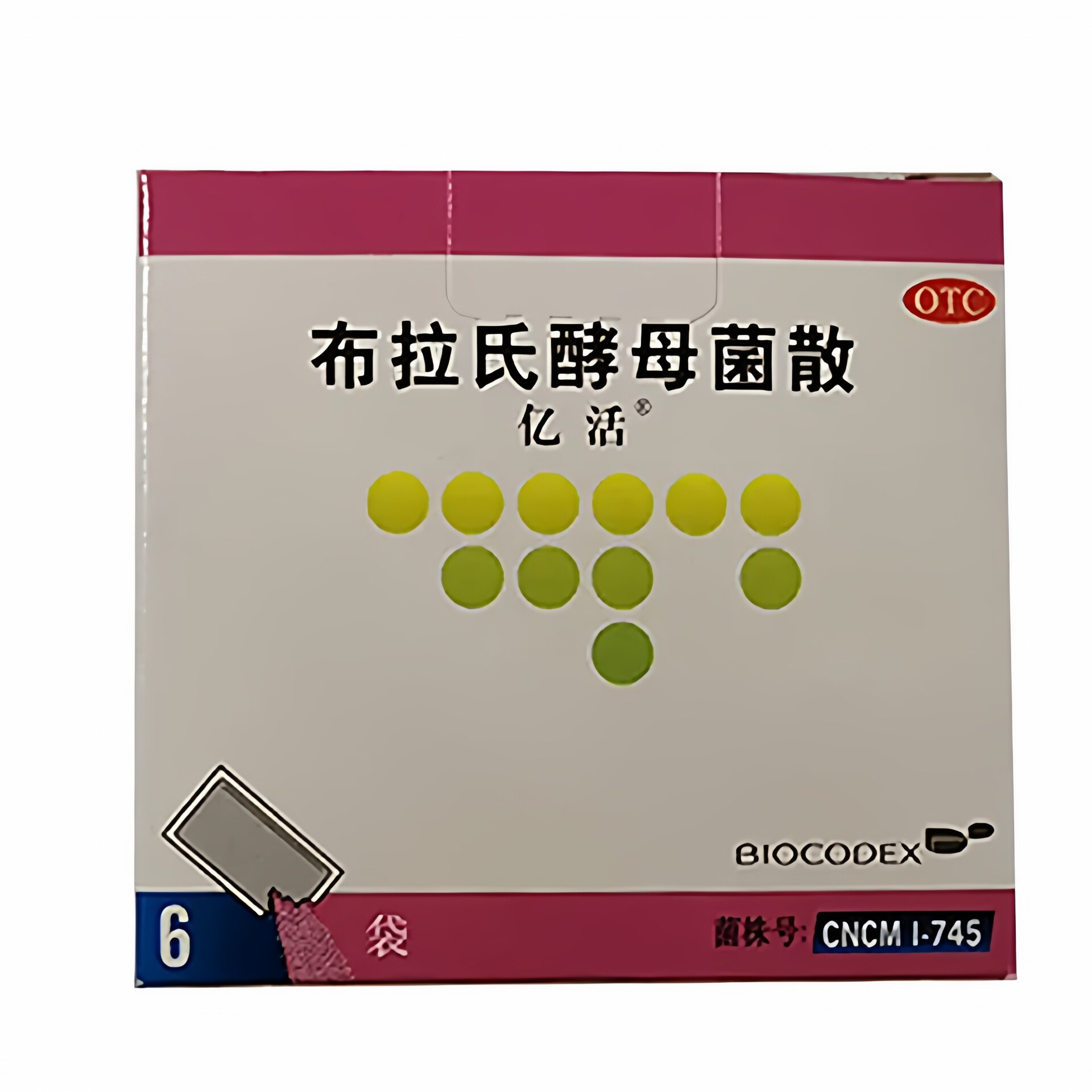 【亿活】布拉氏酵母菌散0.25g*6袋/盒