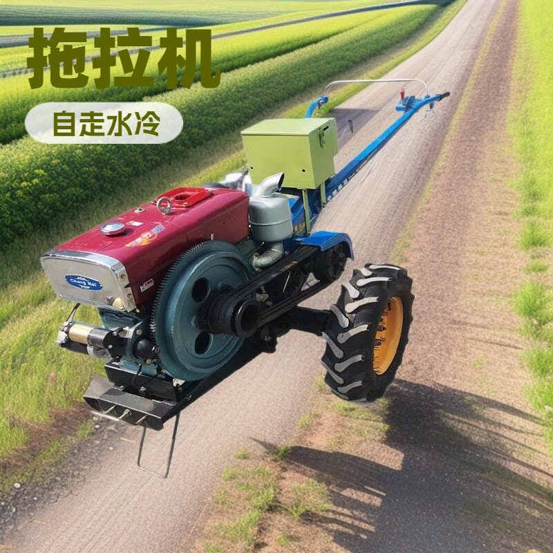 151底盘18马力手扶拖拉机大棚开沟起垄机多功能土豆地瓜收获机