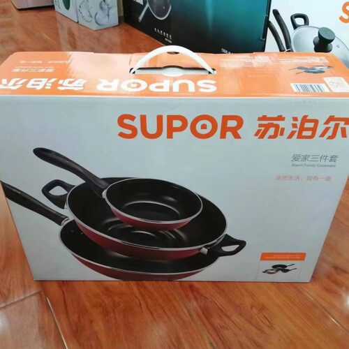 爱家不粘锅炒锅煎锅汤锅三件套