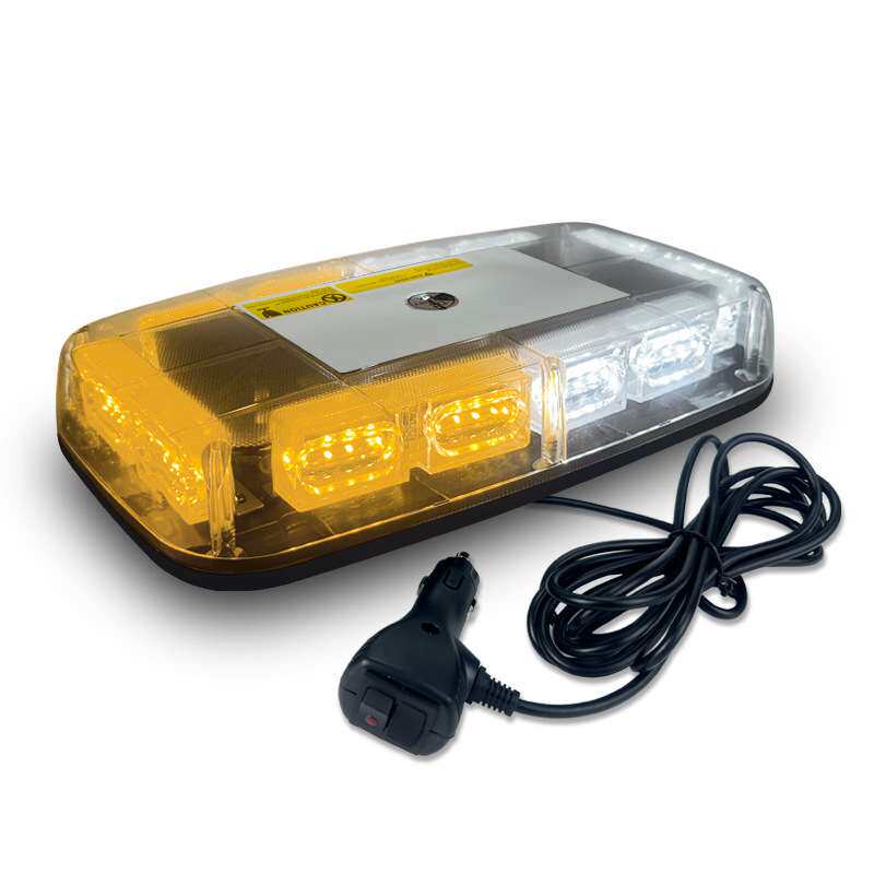 汽车48LED爆闪灯频闪灯12v-24v警示灯磁铁吸顶灯12英寸应急闪光灯