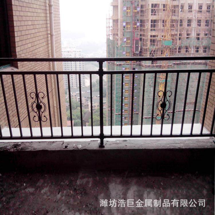小区别墅安全防护锌钢阳台护栏 家庭学校锌钢阳台护栏 阳台护栏