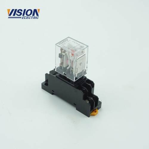 小型中间继电器PTF08A 8针 220V带底座