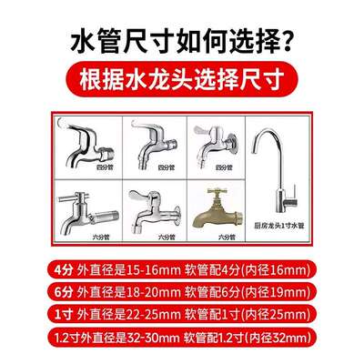 塑料防冻分家6蛇皮用寸分4防爆灌溉浇菜PVC水管软管1自来水管牛筋
