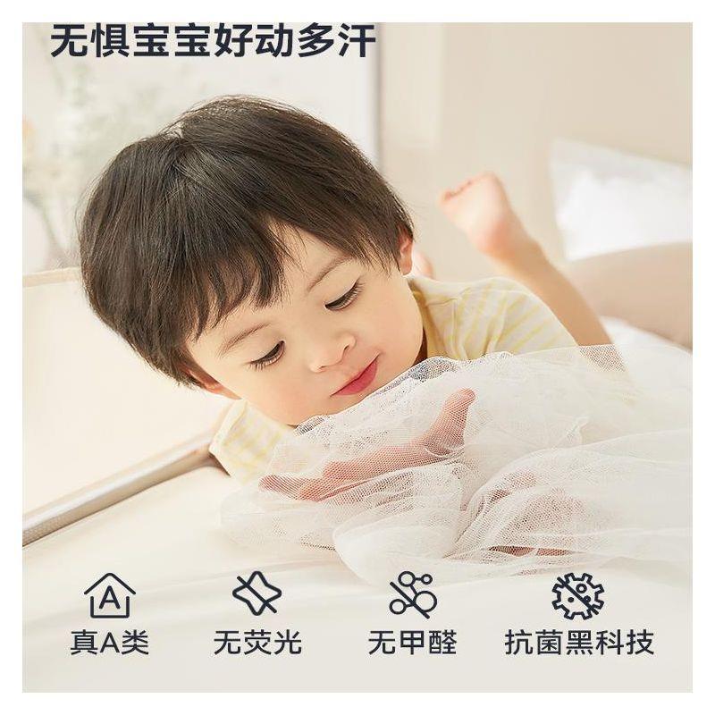 东南亚跨境新款家用卧室婴儿童全底防掉床1米8床免安装防摔蚊帐
