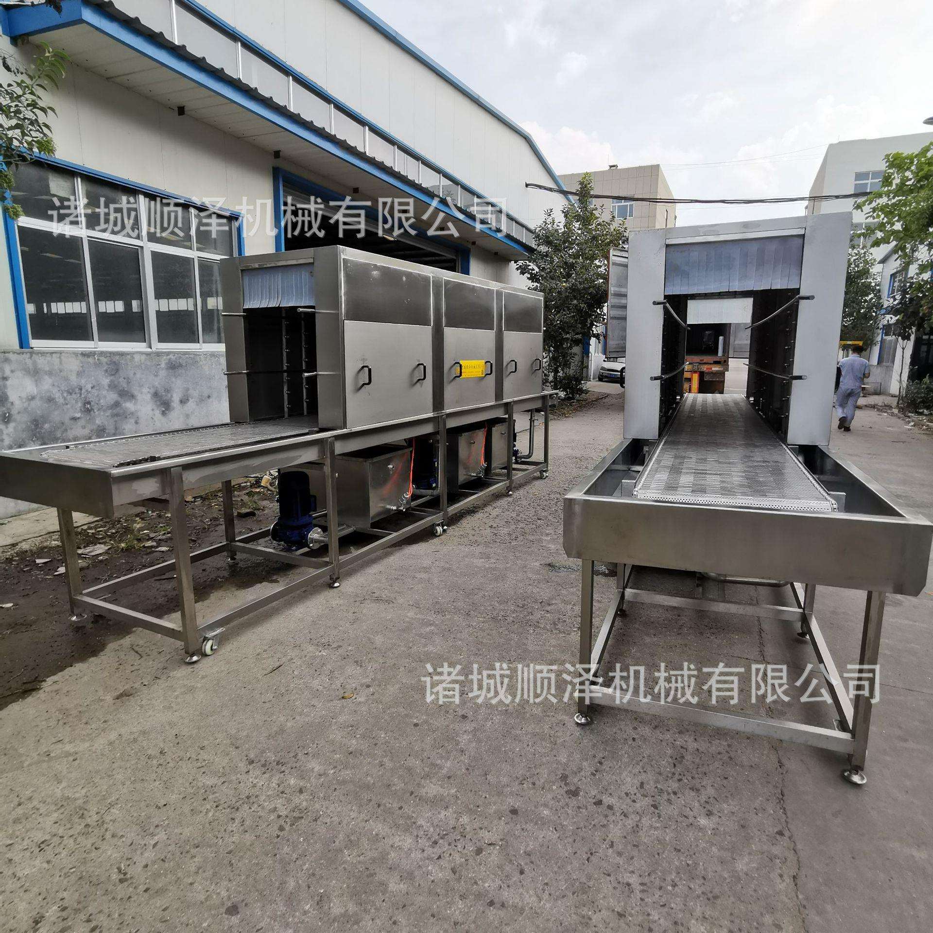 全自动周转盘塑料箱清洗机 各种周转筐洗筐机 冷冻盘清洗设备