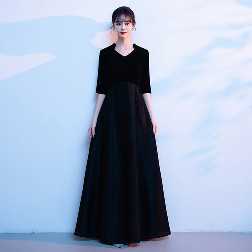 大合唱服演出服女长裙晚礼服