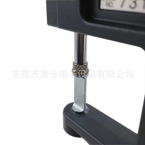 三丰厚度表7315A 0-10mm厚度计 平头测厚规测凹槽厚度仪0.01MM