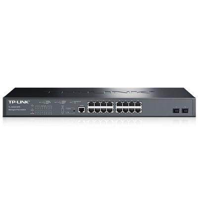 普联TP-LINK 全千兆二层网管POE供电以太网交换机8口16口24口48口