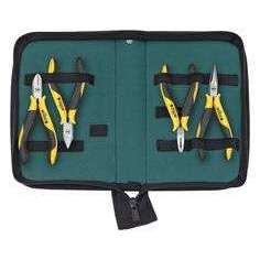 德国 威汉Wiha 33507 钳子套装 ESD 斜口剪钳 斜头 针嘴 4件