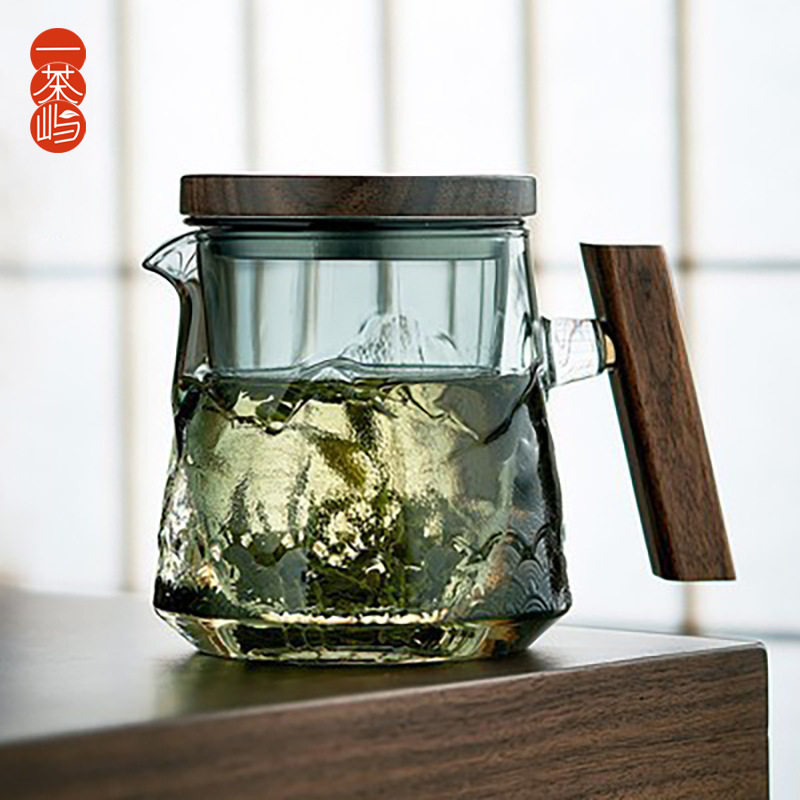 现货山海观茶壶泡花茶家用耐高温沏茶水分离器过滤耐热单壶茶具