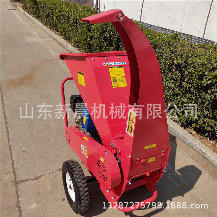 道路绿化汽油15马力碎枝机葡萄藤条粉碎机柴油碎木机