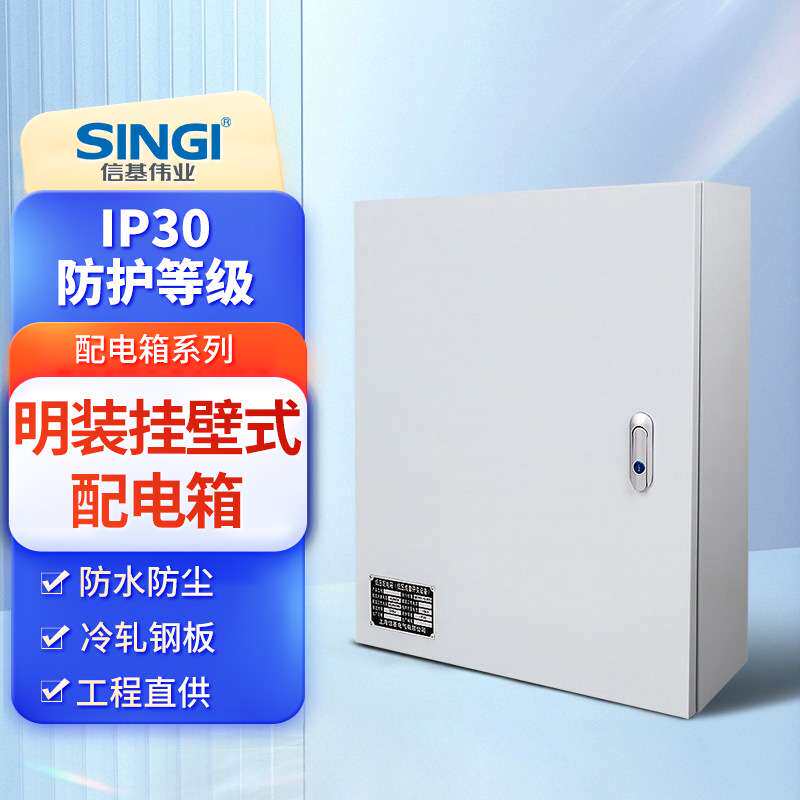 信基伟业配电箱明装基业箱强电箱电控箱电源电气动力箱配电柜