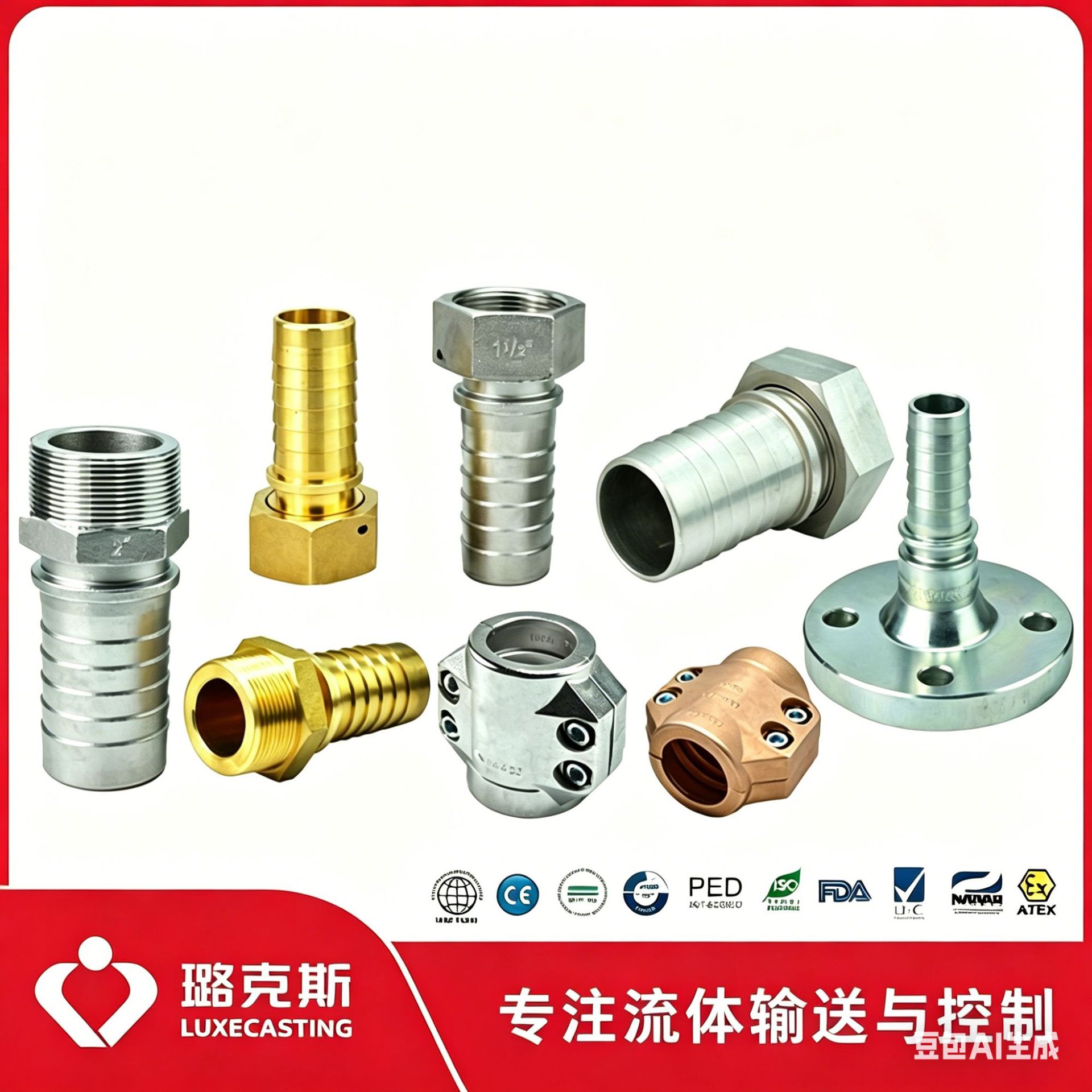 不锈钢耐高温蒸汽软管接头锅炉/化工用宝塔式快速接头规格齐全