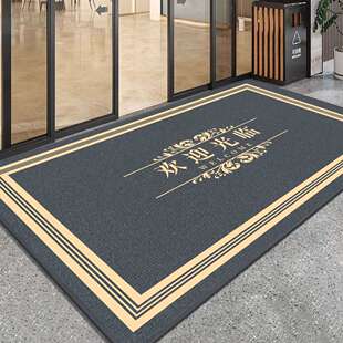 新款欢迎光临门垫商用店铺酒店迎宾地垫入户门口防滑进门地毯logo