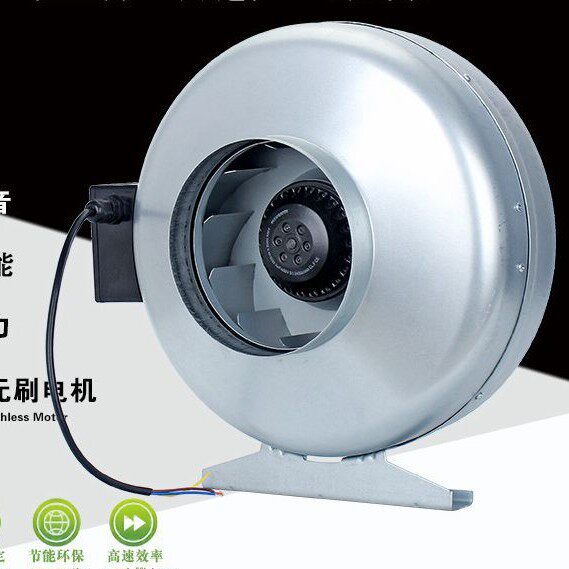 圆形离心送风机GDF100/125/150/160/200/250/315系列管道换气风机