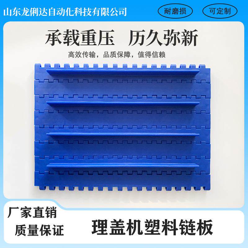 现货提升理盖机高速上盖专用塑料输送带链板PP食品级塑料网带
