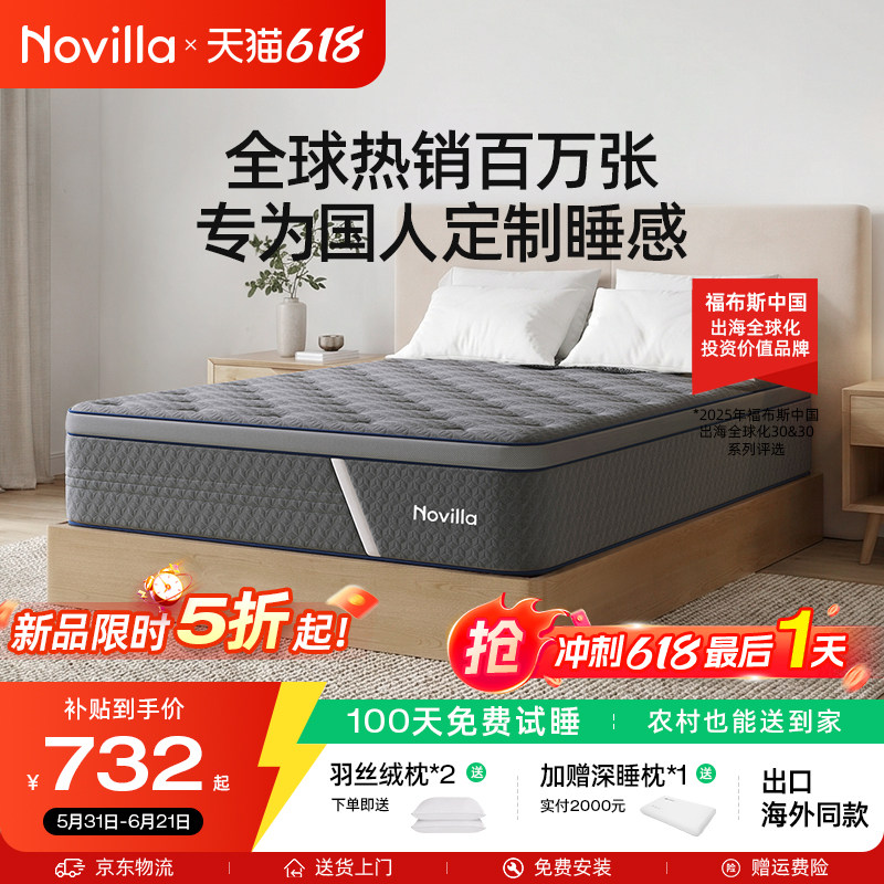弹簧席梦思床垫五个配置全家适用