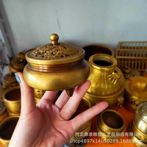 复古欧式青古铜仿古花瓶茶具美式家居装饰品摆设花瓶工艺品