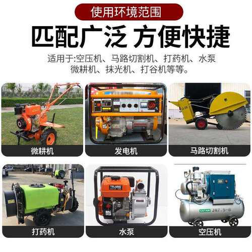 CY170F农业机械汽油机单杠四冲程动力168F 170F汽油发动机联龙款