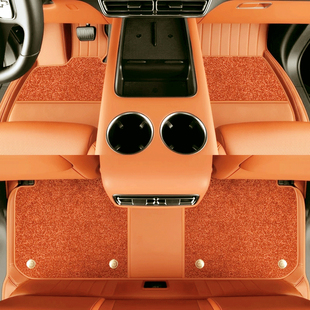 适用理想L6脚垫理想i6i8理想L7L8L9专用真皮绒面地垫全包围脚垫