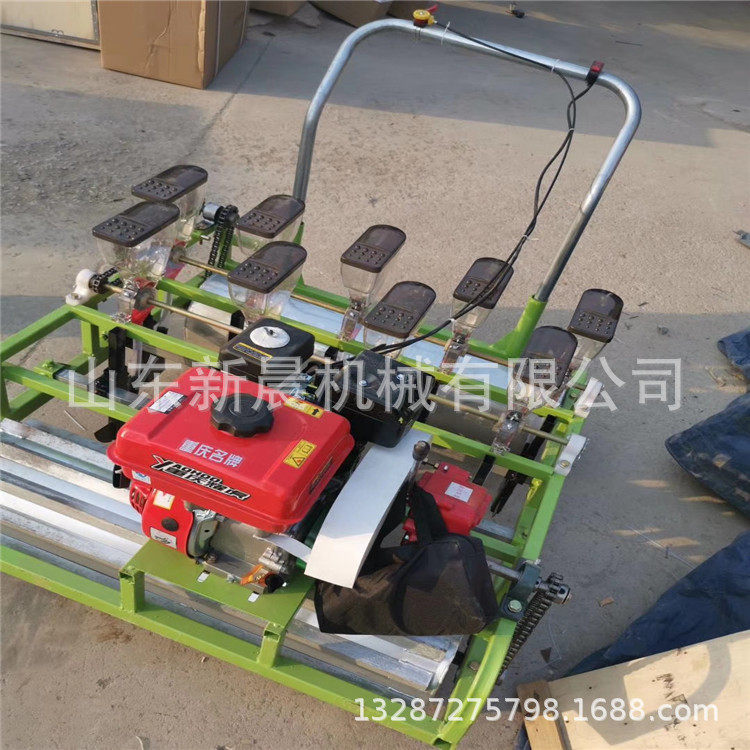 白芷苍术板蓝根播种机 行距可调汽油播种机小颗粒精播机