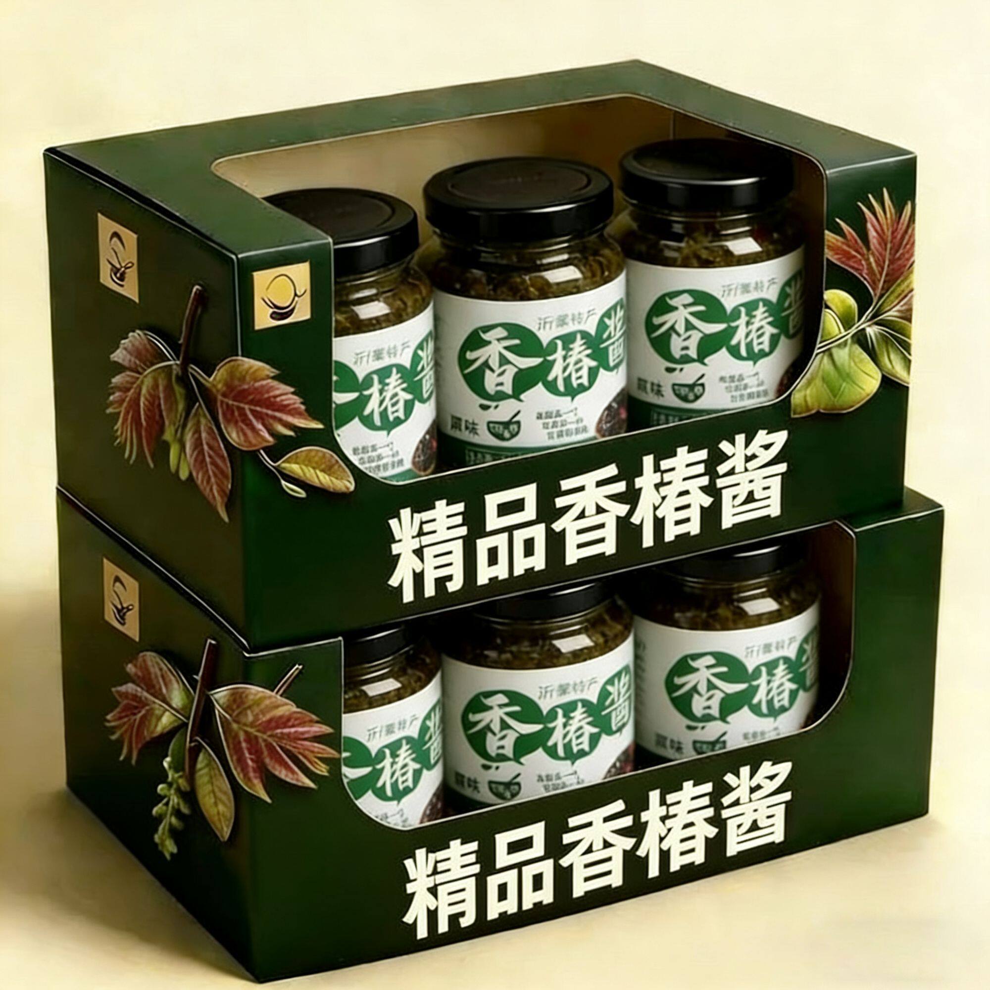 香椿芽辣椒酱嫩芽特产素食酱下饭菜即食拌饭拌面五香香椿酱即食酱