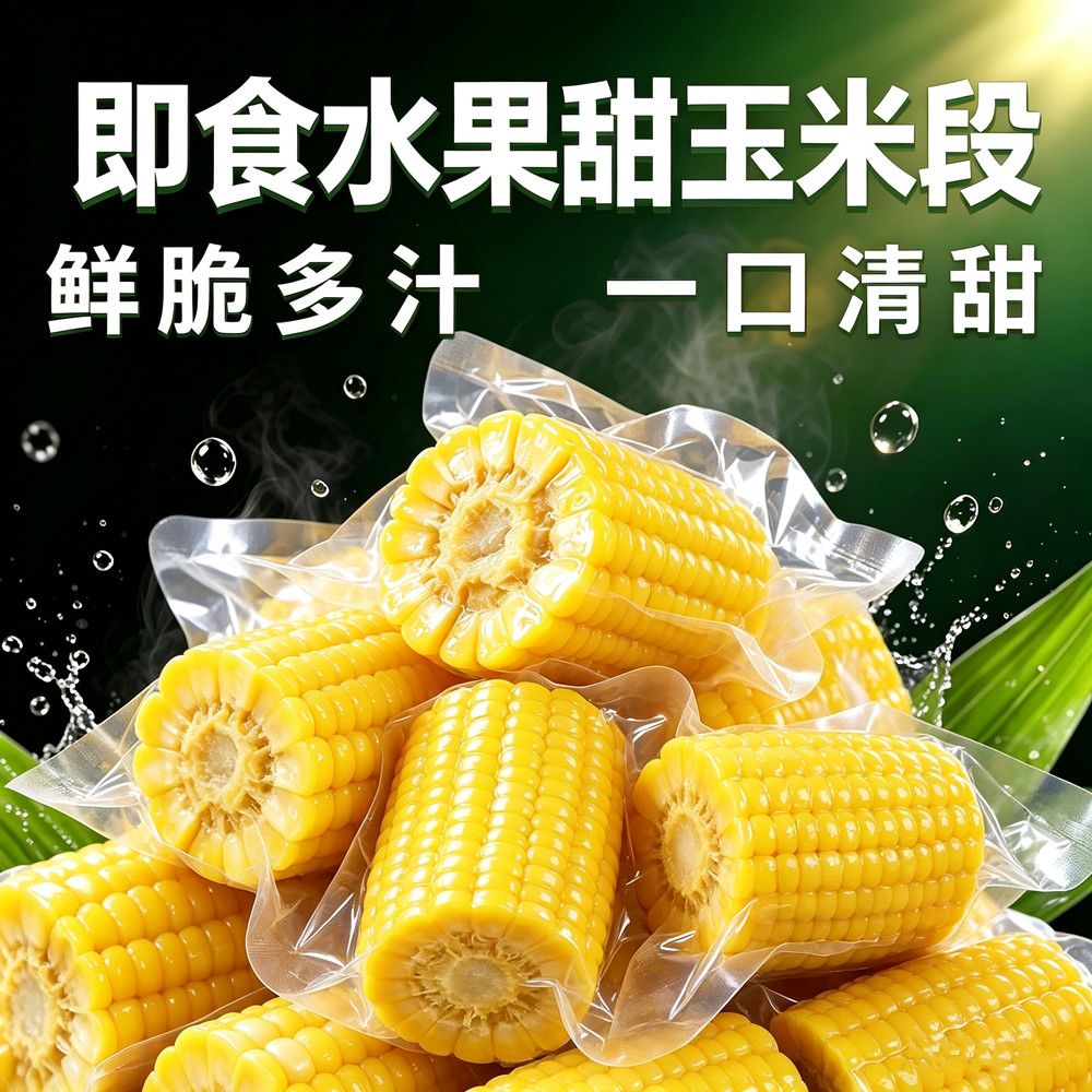 5斤水果甜脆玉米段健康代餐甜脆即食鲜玉米真空开袋即食免煮食材