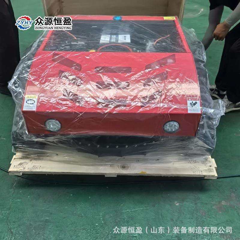 Remote controlled crawler mower 出口德国履带式割草除草剪草机