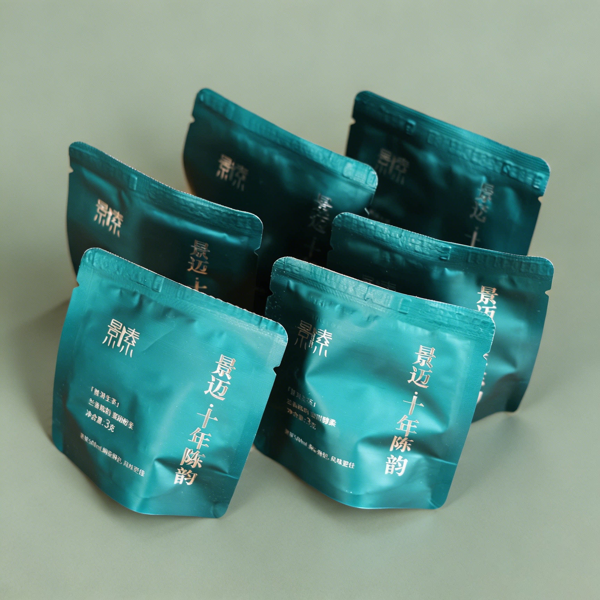 景迈十年陈普洱生茶龙珠3g*6袋