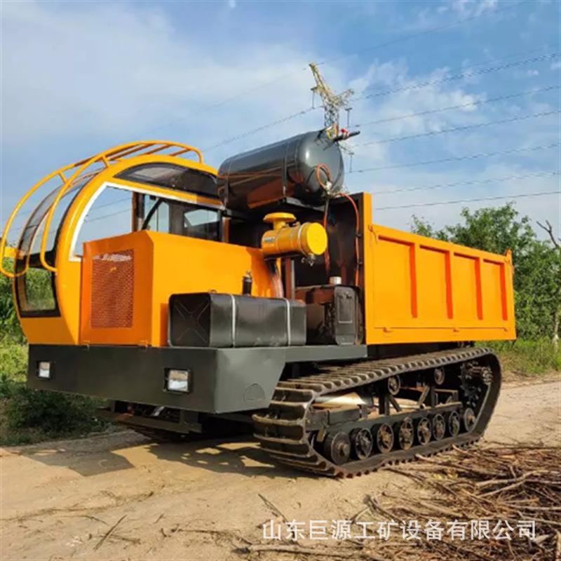 大吨位履带自卸车农用液压自卸搬运车工作可靠履带爬山虎运输车